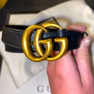 Authentic Gucci belt worn less than 10 times!